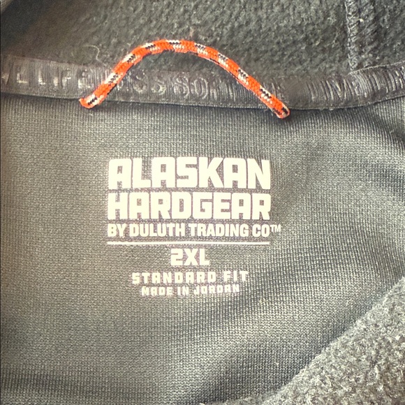 Men's Black Hoodie Alaskan Hardgear by Duluth Trading Co - Picture 3 of 5